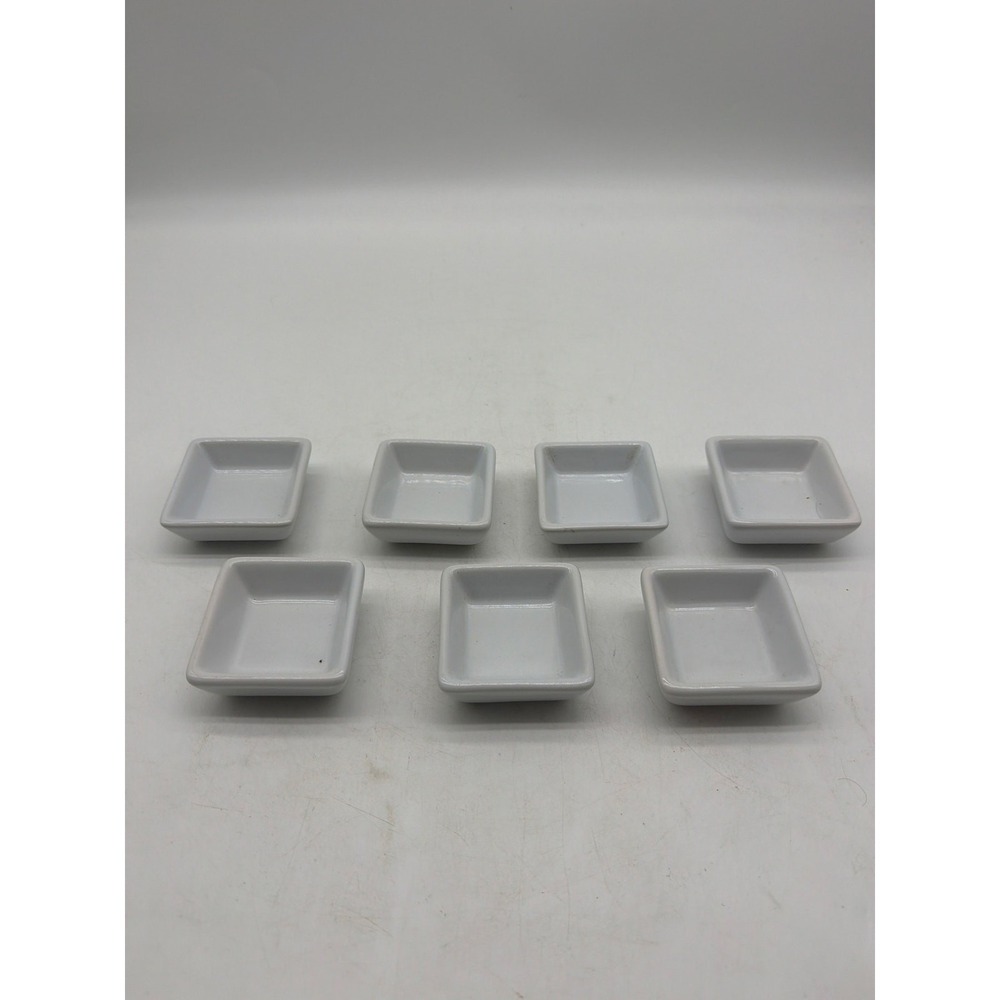 Pampered Chef Simple Additions Petite Squares Dip Bowls Set of 7